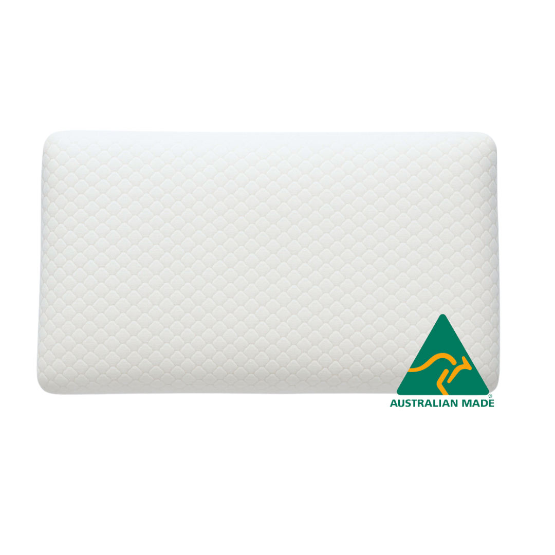 Experience the epitome of comfort and quality with our Australian-made memory foam pillows. Designed to provide unparalleled support and relaxation, these pillows are crafted with premium materials for a restful night's sleep. Elevate your bedding experience with our locally crafted memory foam pillows today!